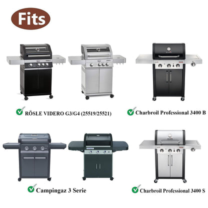 GFTIME 7638 Gusseisen-Grillplatte für Weber Spirit 300 Serie, 44,5 cm