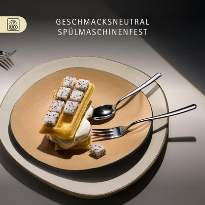 WMF Habitum Besteck Set 30-teilig für 6 Personen, Cromargan poliert