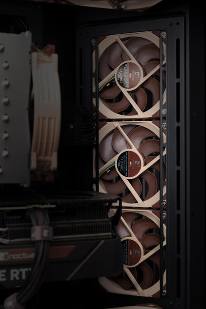 Noctua NF-A12x25 G2 PWM Sx2-PP Doppellüfter-Set - Braun