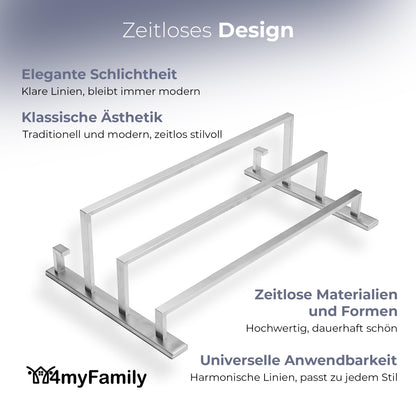 Badetuchhalter Handtuchhaken Ohne Bohren - Edelstahl SUS 304