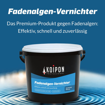 KOIPON Fadenalgen-Vernichter Teich-Algenmittel - 2.5 kg