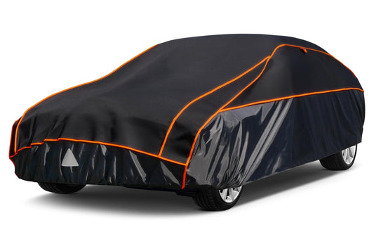 kayme Hagelschutz Vollgarage Limousine 450-475cm schwarz. Schwarze Abdeckung schützt Limousinen vor Hagelschäden.