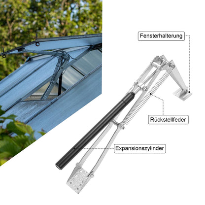 Gimisgu Gewächshaus Fensteröffner automatisch, 14 kg, 2er-Set