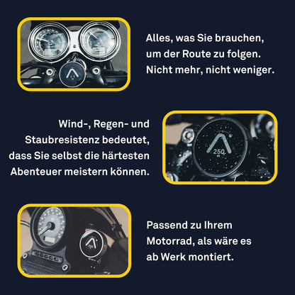 Beeline Moto GPS Navi für Motorräder & Roller - Schwarz