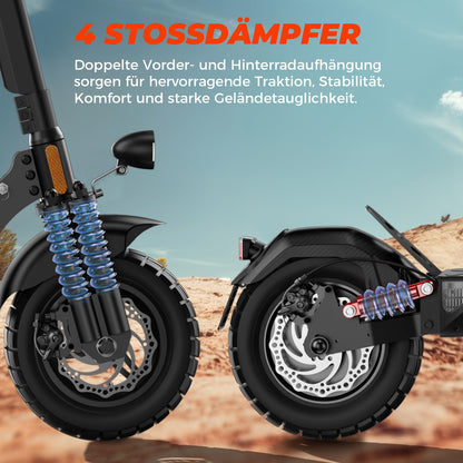UrbanRide E-Scooter Strassenzulassung 10 Zoll Offroad 70km