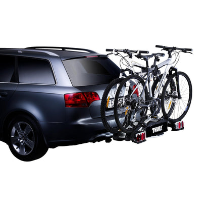 Thule EuroWay G2 920 Anhängerkupplung Fahrradträger 2 Fahrräder grau