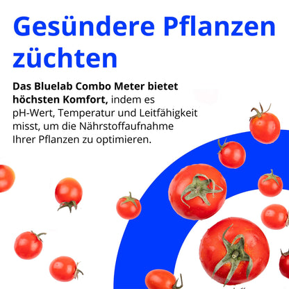 Bluelab Combo Meter – pH, EC, Temperatur Messgerät METCOM