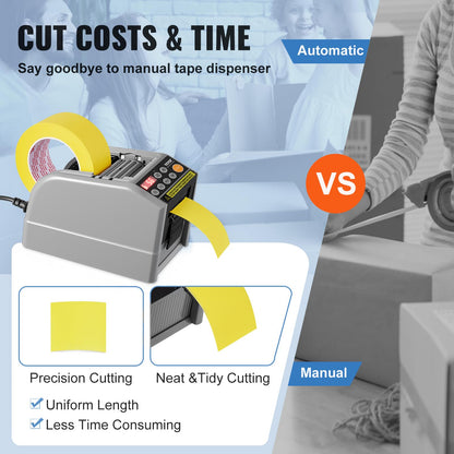 VEVOR Automatischer Klebebandspender elektrisch – 6-60 mm