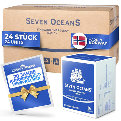 Seven Oceans XXL-Notfallnahrung, 24 x 500 g Notration, 2450 kcal