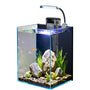 Craftsboys Nano Aquarium Set CB-FT-15, Glas, 5,5 L mit Filter und LED – Glasbecken mit Hängefilter und LED-Beleuchtung
