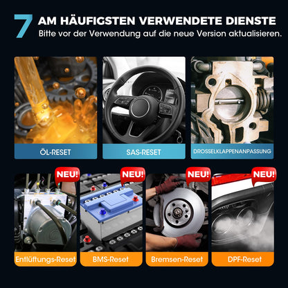 LAUNCH CRP123X V3.0 OBD2 Diagnosegerät mit 7 Reset-Funktionen