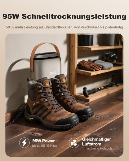 SOTHING Schuhtrockner elektrisch, Skischuhtrockner mit Ozon & Timer