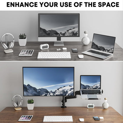 PUTORSEN Monitor Laptop Halterung Federgestützt 17-32" / 18" Notebook