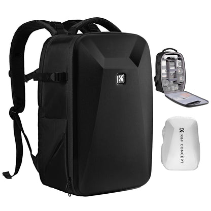 K&F CONCEPT Fotorucksack Hartschale 15.6" Laptopfach Drohnen