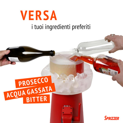 Sprizzer Aperol Spritz Maschine Dispenser Mischer – schwarz