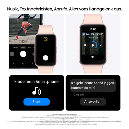 Samsung Galaxy Fit3 Fitness-Tracker und Aktivitätstracker, Pink Gold