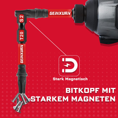 Geinxurn Impact Torx Bit-Set 90-teilig, 50 mm, S2-Stahl, magnetisch