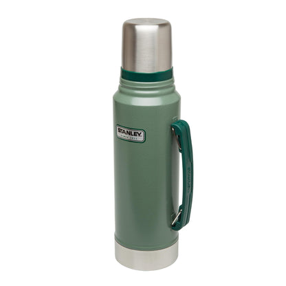 Stanley Classic Legendary Thermoskanne 1 L Edelstahl auslaufsicher, Isolierflasche mit Deckelbecher