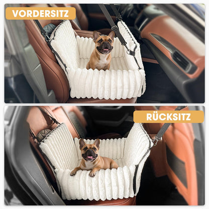 MIXJOY Hunde-Autositz für kleine und mittlere Hunde, Beige