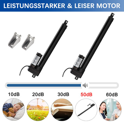 Jvnvlki Linearantrieb DC 12V 3000N 700mm Hub - IP65 Wasserdicht