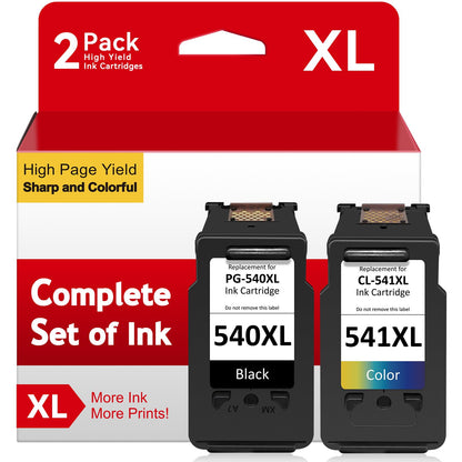 ATOPINK PG-540XL CL-541XL Tintenpatronen Multipack kompatibel Canon, schwarze und farbige Patrone
