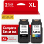 ATOPINK PG-540XL CL-541XL Tintenpatronen Multipack kompatibel Canon, schwarze und farbige Patrone
