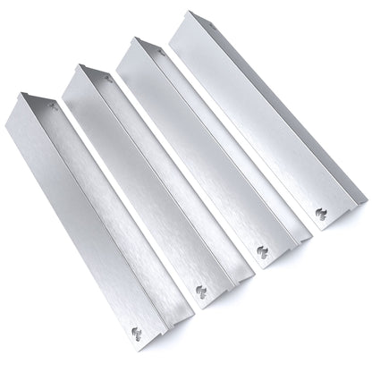 teileplus24 Brennerabdeckung Edelstahl 4 Stück für Napoleon Gasgrill