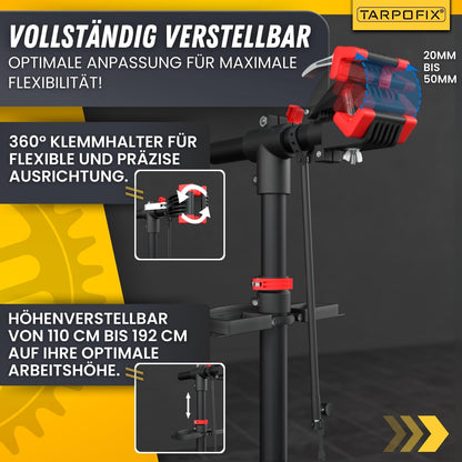Tarpofix Velo Montageständer bis 30 kg, höhenverstellbar und faltbar