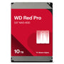 WD Red Pro NAS Interne Festplatte – 10TB 3.5 Zoll SATA. Rechteckige 3.5-Zoll-Festplatte mit rotem Label für Datenspeicherung in NAS-Systemen.