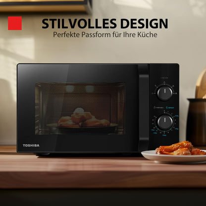 Toshiba MW2-MM20PF(BK) Mikrowelle 800W 20L - Schwarz