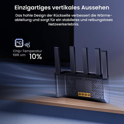 Tenda RX2L Pro WLAN Router Wi-Fi 6 AX1500 Dualband Gigabit