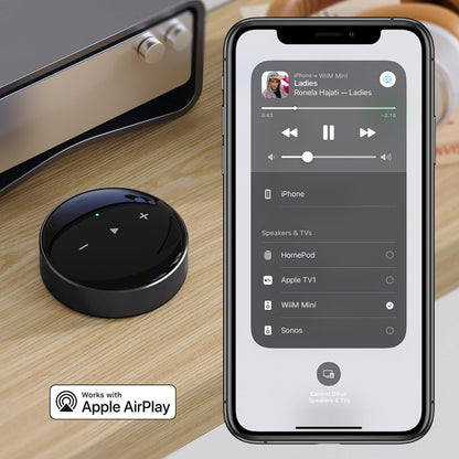 WiiM Mini AirPlay 2 Wireless Audio Streamer Hi-Res Multiroom
