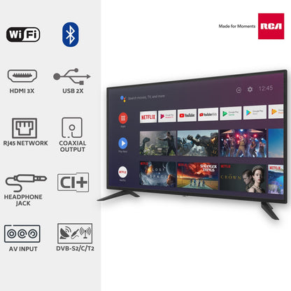 RCA RS32H2 Android Smart TV 32 Zoll, Chromecast, Google Assistant
