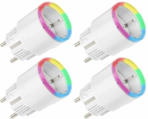 SHELLY Plug S Gen3 WLAN-Steckdose - Matter, Weiss (4 Stück)