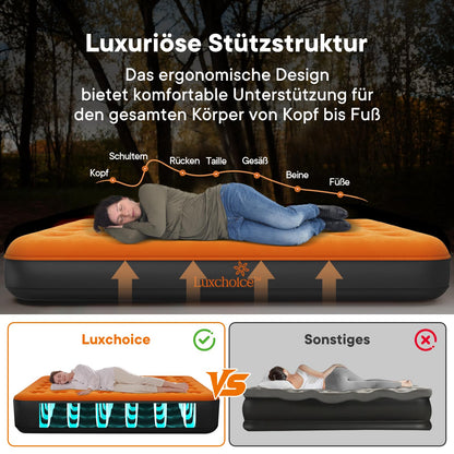 Luxchoice Luftmatratze selbstaufblasend mit Pumpe, 190 x 99 cm
