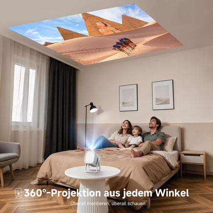 iSinbox AC311 4K Kurzdistanz-Beamer, 1200 ANSI Lumen, Autofokus