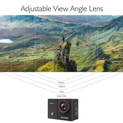 AKASO EK7000 Pro 4K Action-Kamera mit 64GB microSDXC Speicherkarte
