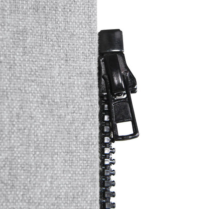 hjh OFFICE FLEXMIUT Mobile Akustik Trennwand Hellgrau 177x60cm