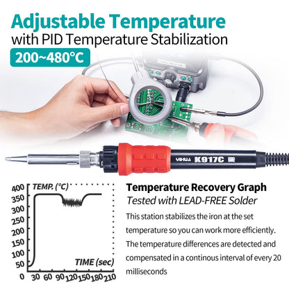 YIHUA 939D+ III EVO Digitale Löt- & Entlötstation 110W