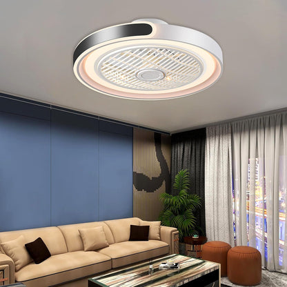 ASJK Deckenventilator mit LED Licht Dimmbar, Leise – Schwarz