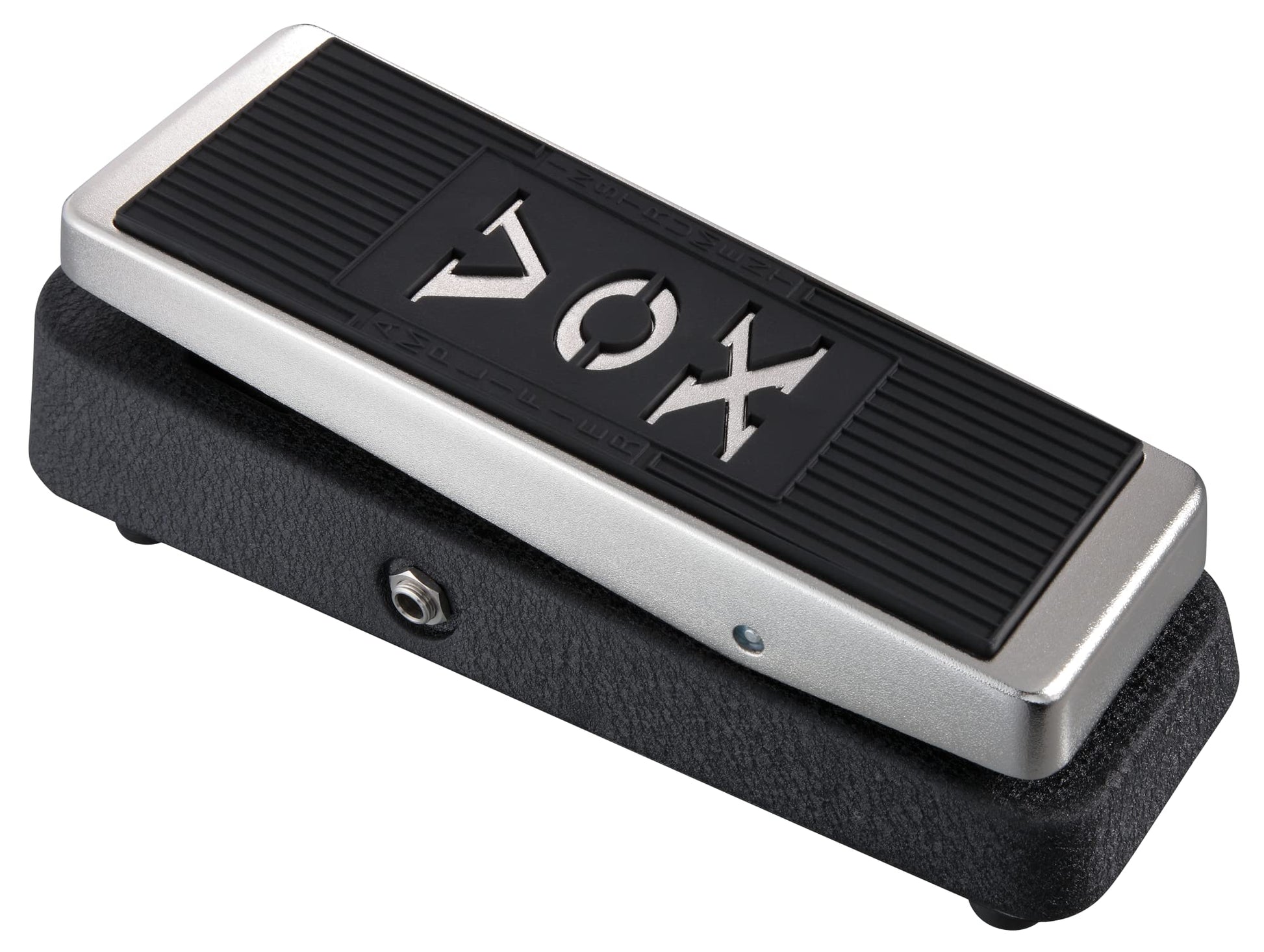 Vox V846-HW Handbeschaltetes Wah Gitarrenpedal Schwarz. Schwarzes Wipp-Pedal zur dynamischen Modulation der Filterfrequenz von Gitarrensignalen für den Wah-Effekt.
