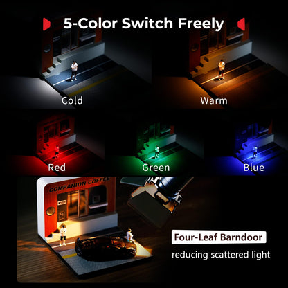 SmallRig RM03 LED Makrolicht mit einstellbarem Abstrahlwinkel 5480