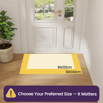 DEXI Schmutzfangmatte Innen Fussmatte - 92x142 cm Grau