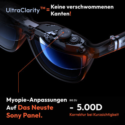 VITURE Pro XR/AR Brille mit 135" 120Hz Display - Mattschwarz