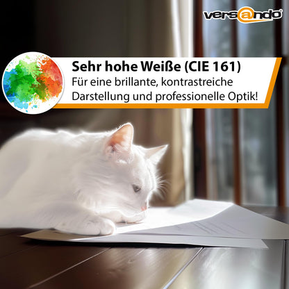 versando Druckerpapier A4 5.000 Blatt hochweiss CIE161 Premium