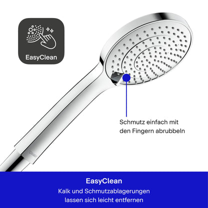 Duravit Duschsystem – Thermostat, wassersparend Chrom/Weiss
