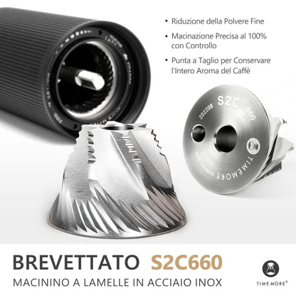 TIMEMORE Chestnut C3 ESP PRO Handkaffeemühle - Schwarz