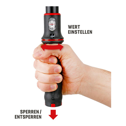 STIER Drehmomentschlüssel Premium+ - 1/2 Zoll 40-200 Nm