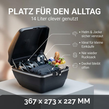 Thiru Touring-Tresor Fahrradkoffer 14L, abschliessbar & wasserdicht