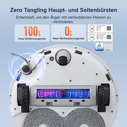 Roborock Qrevo Curv S5X Saugroboter mit Wischfunktion – Weiss